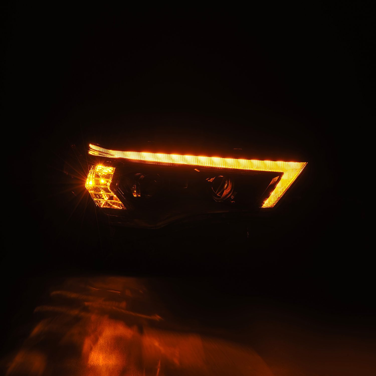 14-20 Toyota 4Runner MK2 PRO-Series Halogen Projector Headlights Alpha-Black - Image 3